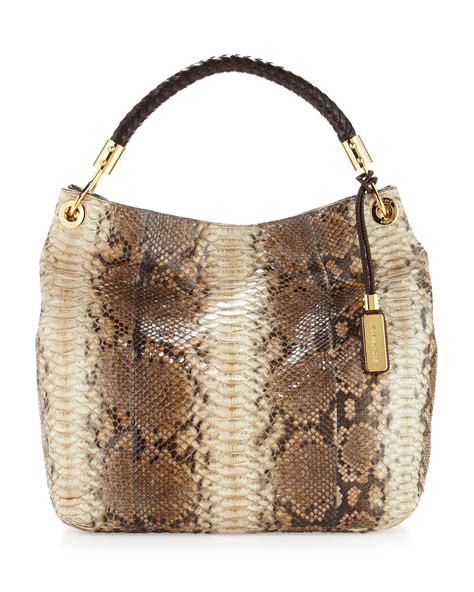 michael kors snakeskin crossbody purse|michael kors snake print handbags.